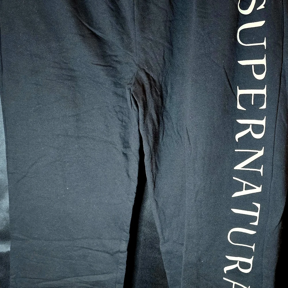 Black Supernatural Graphic Pants - Picture 1 of 4